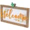 Pumpkins and Sunflowers Welcome Fall Harvest Wall Sign - 11"